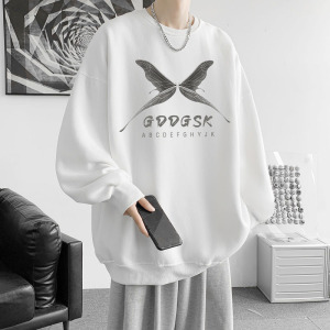 已注册/秋冬加厚圆领印花卫衣男生外套打底衫WY0331/P35加绒/P40图片