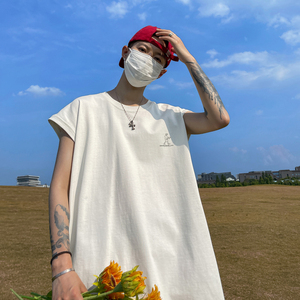 已注册/夏季流行黑色大码背心男生百搭坎肩打底衫 BX0522/P25图片
