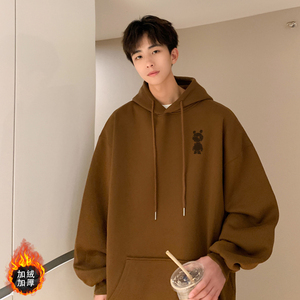 已注册/秋季帅气小众连帽卫衣男潮宽松运动外套WY9525/P45加绒P50