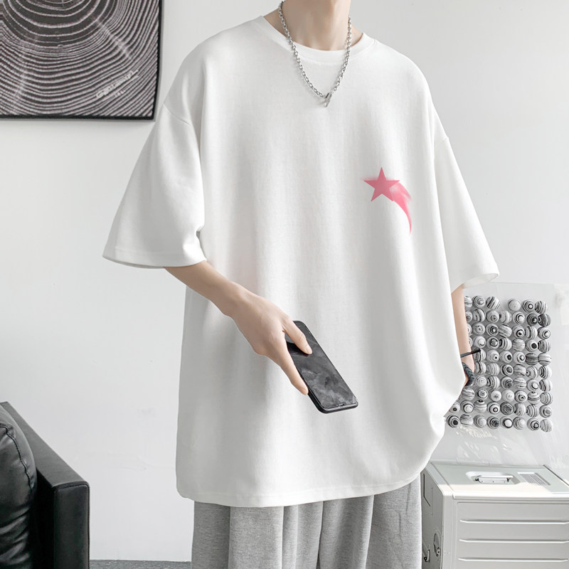 已注册/夏季纯棉日系半袖短袖T恤男大码体恤打底衫DT8113/P25,男装T恤,电商B316