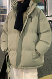 韩版简约羽绒服冬季宽松立领棉衣男保暖百搭面包服外套MF9606/P90，男装棉衣，电商B316