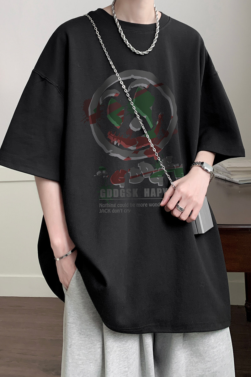 已注册/夏季美式运动圆领短袖T恤男大码体恤打底衫DT8847/P25,男装T恤,电商B316