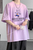 已注册/夏季日系印花宽松短袖T恤男潮牌打底衫体恤DT6131/P25，男装T恤，电商B316