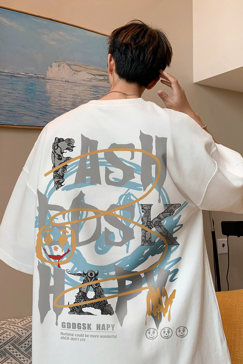 已注册/夏季简约运动日系短袖T恤男大码体恤打底衫DT8351/P25,男装T恤,电商B316