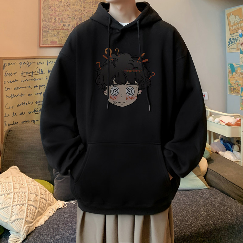 已注册/华棉秋季韩版休闲大码连帽卫衣男生宽松打底衫 WY9220/P50图片