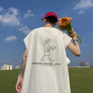已注册/夏季学院风美式背心男大码内搭坎肩打底衫 BX0522/P25图片
