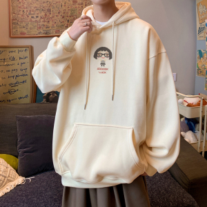 已注册/秋季重磅连帽卫衣男生潮流大码宽松外套WY9382/P45加绒P50图片