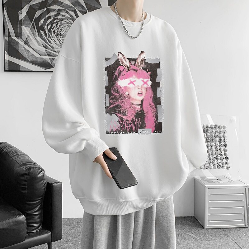 已注册/秋冬新印花圆领卫衣男生打底衫外套WY3367/P35加绒P40,男装卫衣,电商B316