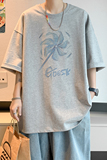 已注册/夏季大码卡通风短袖T恤男生宽松体恤打底衫DT6011/P25，男装T恤，电商B316