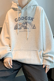 已注册/秋季高街潮流落肩卫衣男生宽松连帽外套WY9423/P45加绒P50，男装卫衣，电商B316