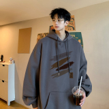 已注册/华棉秋季新白色休闲港风卫衣男大码打底衫WY5739/P50，男装卫衣，电商B316