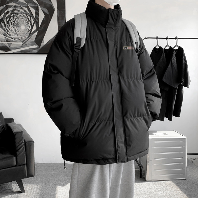 高街潮牌羽绒棉服冬季青年宽松立领外套男生保暖面包服MF9573/P90,男装棉衣,电商B316