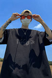 已注册/夏季黑色复古短袖T恤男休闲大码体恤打底衫DT2211/P25，男装T恤，电商B316