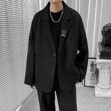 已注册/春夏季小西装男港风大码西服休闲外套网红XZ0108/P80，男装西服，电商B316