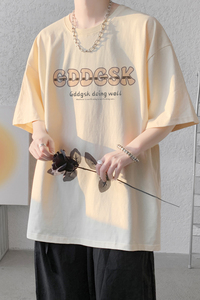 已注册/夏季新日系印花短袖T恤男生大码打底衫体恤DT2536/P25图片