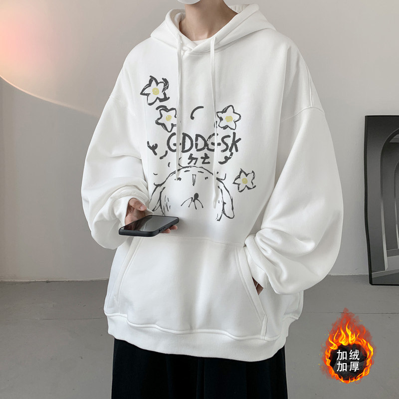 已注册/秋季港风流行卫衣男打底衫外套上衣青年WY9441/P45加绒P50,男装卫衣,电商B316
