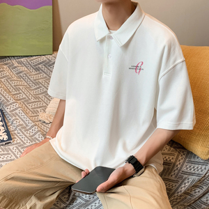 已注册/夏季新polo衫男日系运动大码短袖T恤打底衫PL8580/P45图片