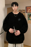已注册/华棉秋季新黑色学院风简约卫衣男宽松外套WY1392/P35，男装卫衣，电商B316