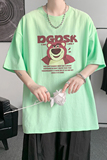 已注册/夏季卡通印花百搭短袖T恤男宽松体恤打底衫DT1454/P25，男装T恤，电商B316