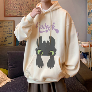 已注册/秋新时尚连帽卫衣男生大码宽松外套WY9383/P45加绒P50图片
