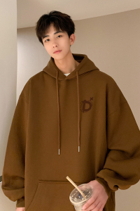 已注册/秋季新套头休闲连帽卫衣男宽松通勤打底衫 WY9711/P50图片