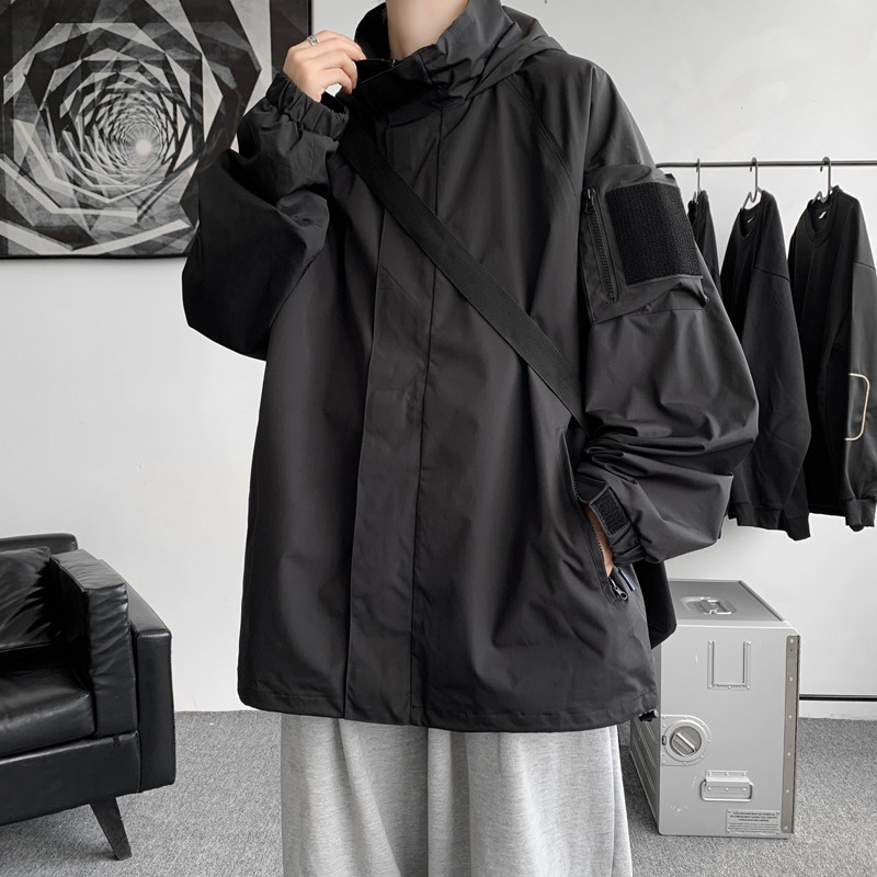 秋冬季三合一冲锋衣通勤风男生大码休闲夹克外套 JK5889/P150图片