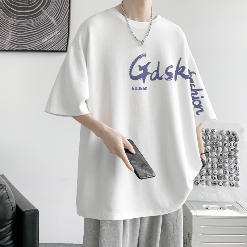 已注册/夏季果绿色英文印花短袖T恤男生体恤打底衫DT3564/P25,男装T恤,电商B316