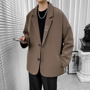 已注册/春夏季小西装男港风大码西服休闲外套网红 XZ0108/P80图片