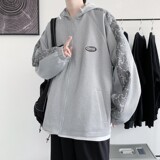 现货2万/2025春季新连帽夹克男港风棒球服大码外套JK8068/P65，男装夹克，电商B316