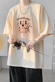 已注册/夏季纯棉美式休闲短袖T恤男宽松体恤打底衫DT6404/P25，男装T恤，电商B316