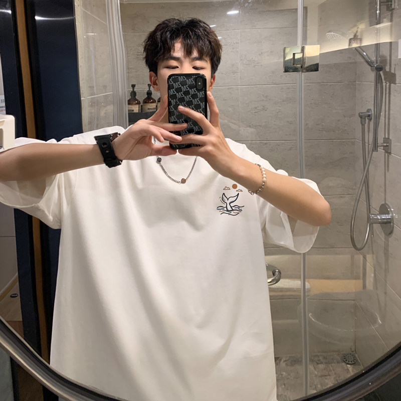 已注册/夏季休闲潮流短袖T恤男宽松情侣体恤打底衫DT2313/P25，男装T恤，电商B316