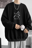 已注册/秋季新黑色大码通勤风圆领卫衣男长袖内搭WY2077/P35，男装卫衣，电商B316