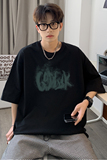 已注册/夏季新港风纯棉黑色短袖T恤男生体恤打底衫DT8031/P25，男装T恤，电商B316