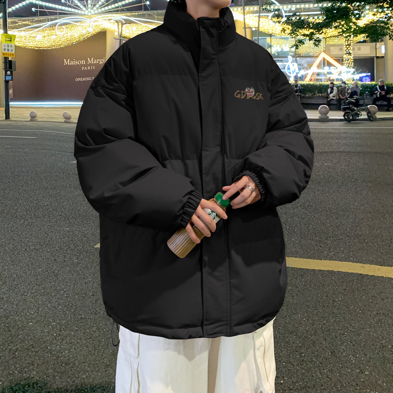 潮宽松羽绒服冬季百搭立领棉衣男保暖大码面包服外套MF9604/P90图片