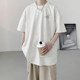 已注册/夏季新款纯棉宽松印花短袖T恤男圆领体恤衫DT9650/P25，男装T恤，电商B316