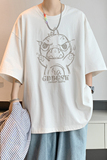 已注册/夏季动漫印花短袖T恤男大码韩版体恤打底衫DT6109/P25，男装T恤，电商B316