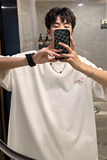 已注册/夏季印花休闲圆领短袖T恤男大码体恤打底衫DT6380/P25，男装T恤，电商B316