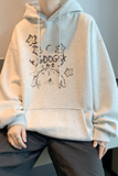 已注册/秋季高街流行印花卫衣男生宽松连帽外套WY9420/P45加绒P50，男装卫衣，电商B316
