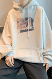 已注册/秋冬日式流行连帽卫衣男休闲宽松打底衫WY9175/P45加绒P50，男装卫衣，电商B316