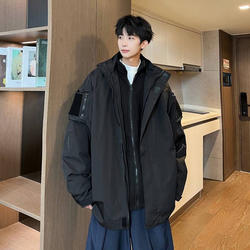 秋冬季三合一学院风潮流冲锋衣男生大码夹克外套JK5889/P150,男装夹克,电商B316