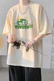 已注册/夏季卡通印花短袖T恤男休闲宽松体恤打底衫DT7878/P25，男装T恤，电商B316