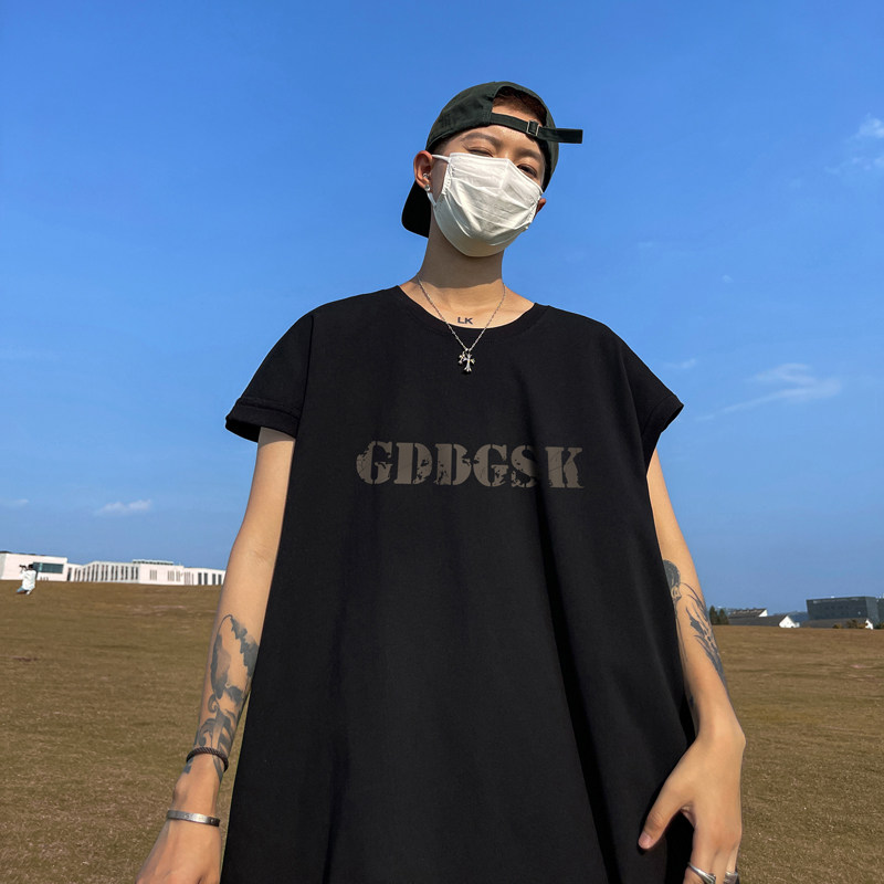 已注册/夏季暗黑风人物印花背心男大码坎肩打底衫BX2090/P25，男装背心/马甲，电商B316