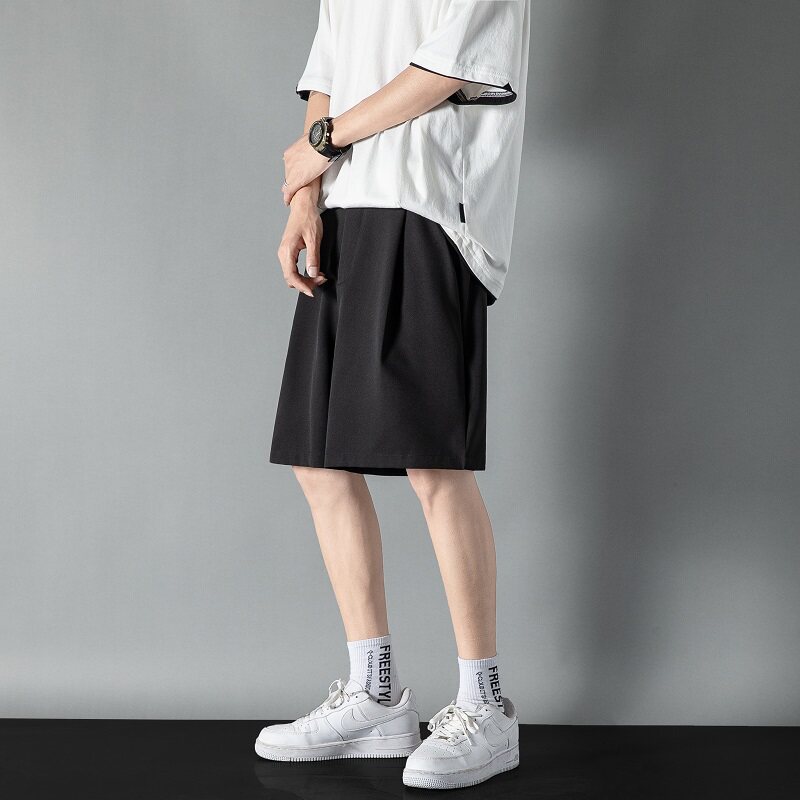 330克重垂感非常好/夏季西装短裤男大码休闲五分裤DK4300/P25控39,男装休闲裤,电商B316