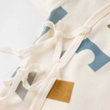 Детский хлопковый осенний лонгслив для новорожденных, 0-3 мес.