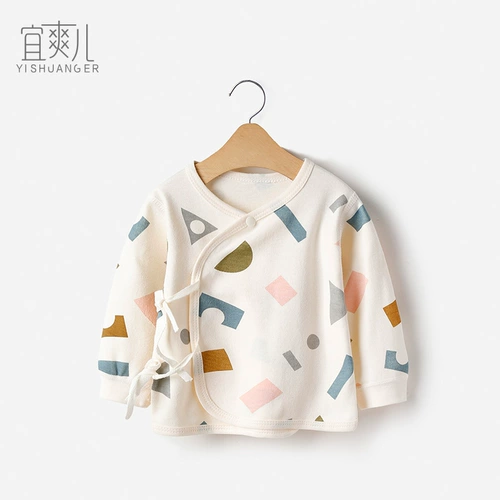 Детский хлопковый осенний лонгслив для новорожденных, 0-3 мес.