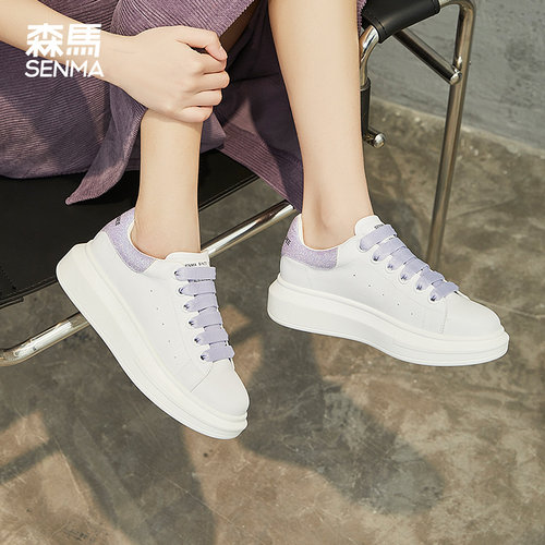 白色小白鞋春季板鞋百搭休闲鞋