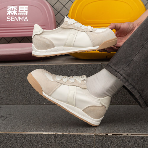 森马德训鞋男平底休闲鞋