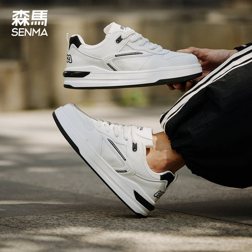 森马休闲板鞋男士小白鞋