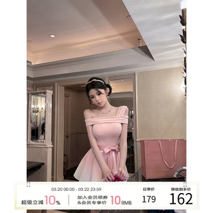 天鹅er 【热恋香氛】气质性感法式小众时尚连衣裙E25Q10539