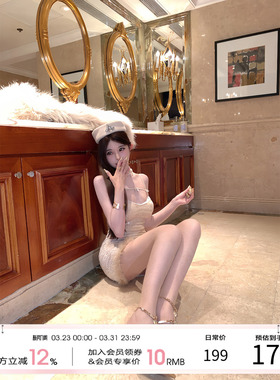 天鹅er 【璀璨明日】气质显瘦洋气时尚设计感连衣裙E25Q10410